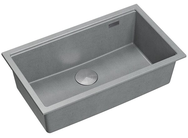 Granite sink Logan 110 Grey Metallic