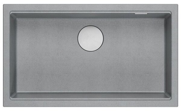 Granite sink Logan 110 Grey Metallic