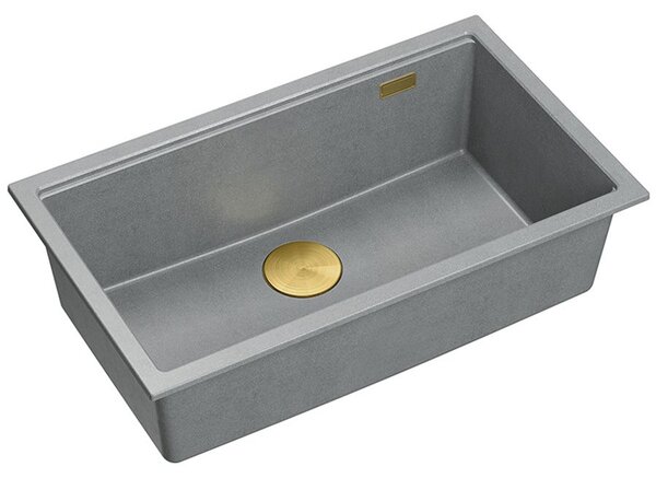 Granite sink Logan 110 Grey Metallic