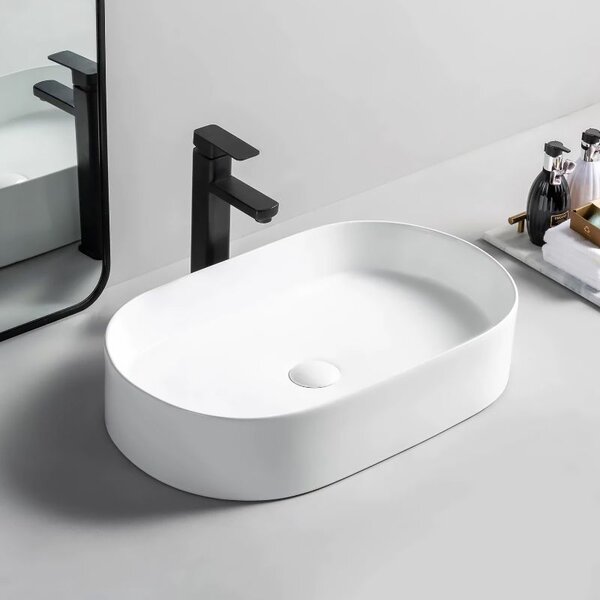 Ceramic Countertop Basin Rea Nadia 60