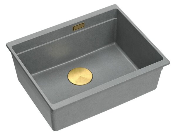 Granite sink Logan 100 Grey Metallic