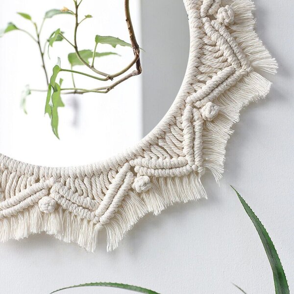 Boho wall mirror 50CM 322047