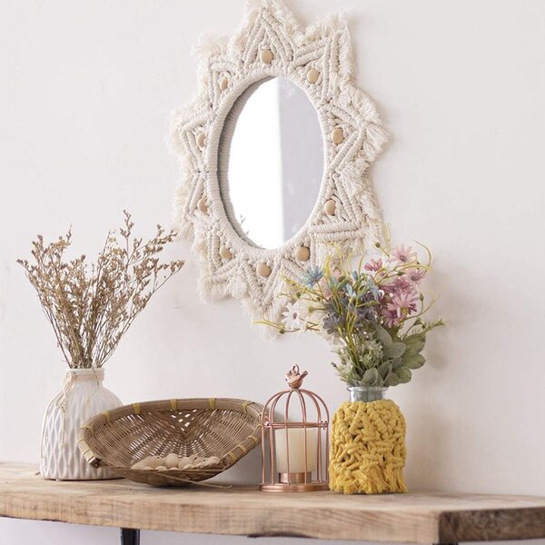 Boho wall mirror 50CM 322047