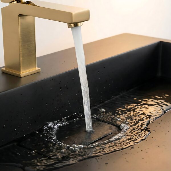 CONGLOMERATE WASHBASIN GOYA BLACK MAT 70CM