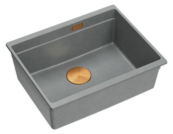 Granite sink Logan 100 Grey Metallic
