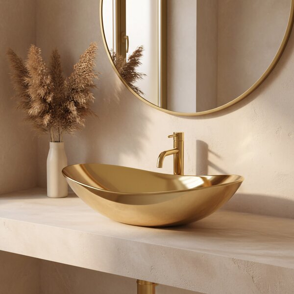 Countertop washbasin Rea Royal Gold
