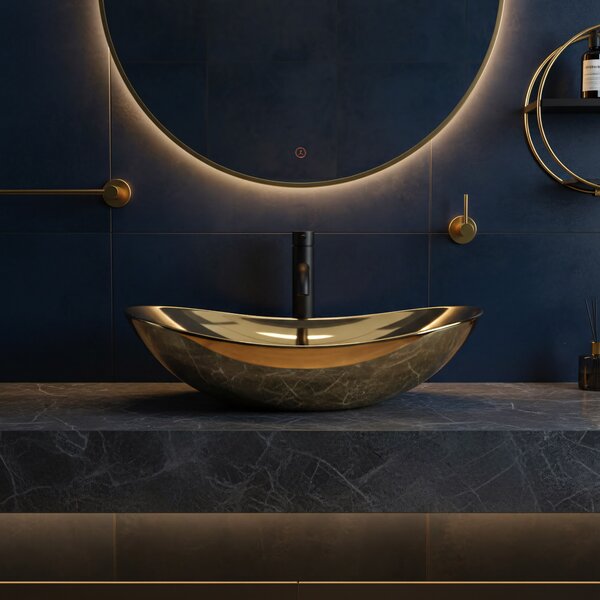 Countertop washbasin Rea Royal Gold