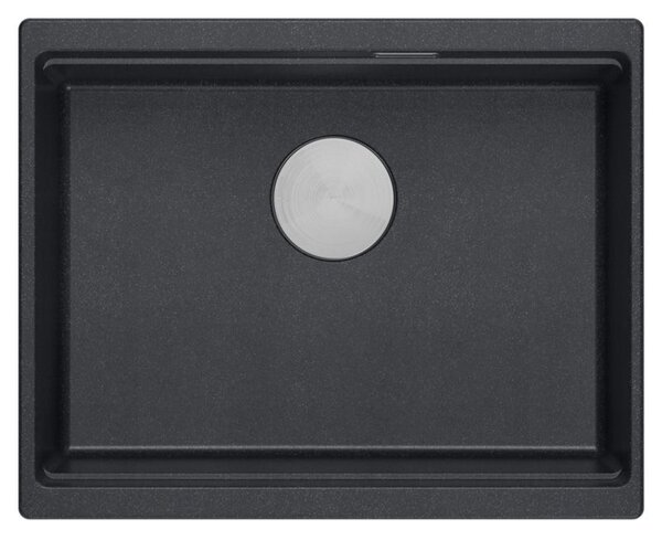 Granite sink Logan 100 Black Metallic
