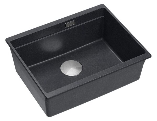 Granite sink Logan 100 Black Metallic