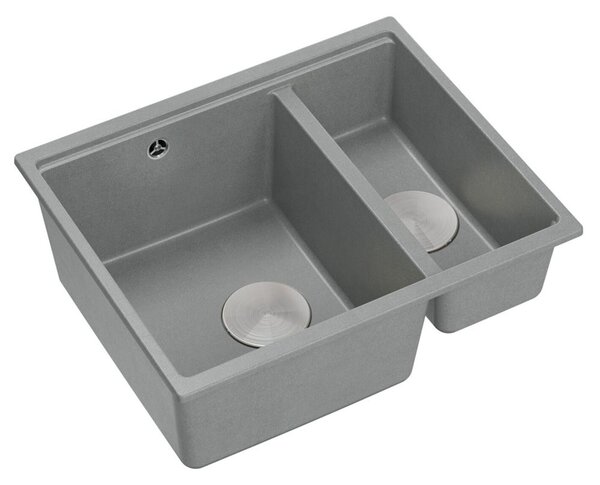 Granite sink Logan 150 Grey Metallic