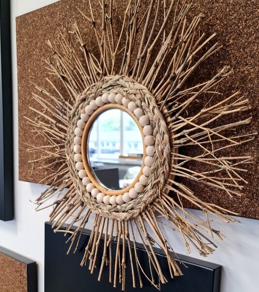 Boho wall mirror 45CM 322091