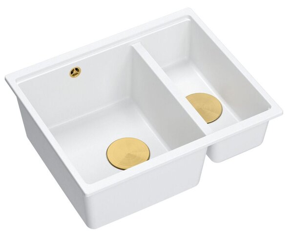 Granite sink Logan 150 White