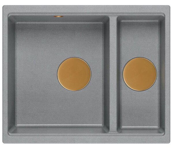 Granite sink Logan 150 Grey Metallic