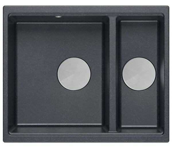 Granite sink Logan 150 Black Metallic