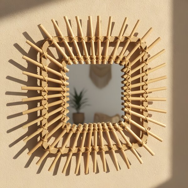 Boho wall mirror 45CM QDJ071
