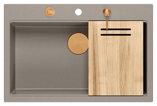 Granite sink MARC 110 WORKSTATION Beige