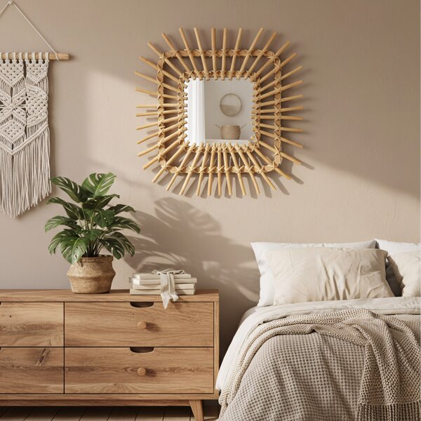 Boho wall mirror 45CM QDJ071