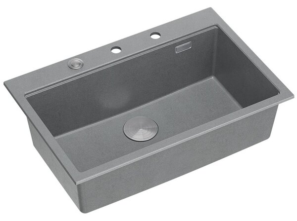 Granite sink MARC 110 WORKSTATION Grey Metallic