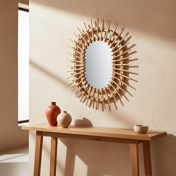 Boho wall mirror 57CM QDJ5749