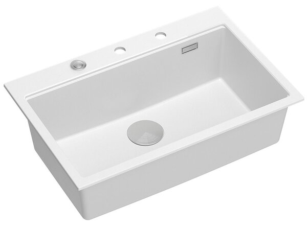 Granite sink MARC 110 WORKSTATION White