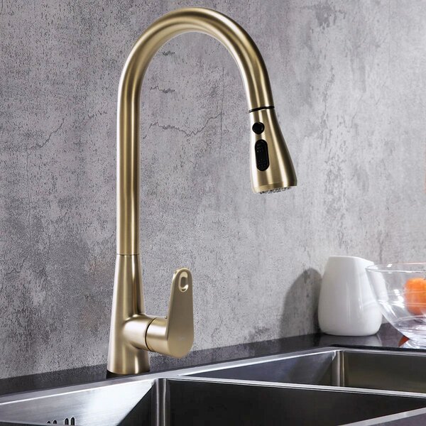 Kitchen faucet Mild brush gold