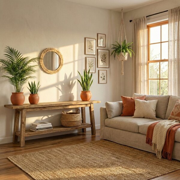 Boho wall mirror 36CM KLNA-MR01