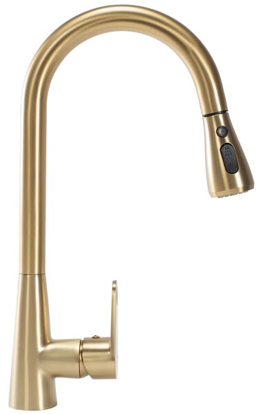 Kitchen faucet Mild brush gold