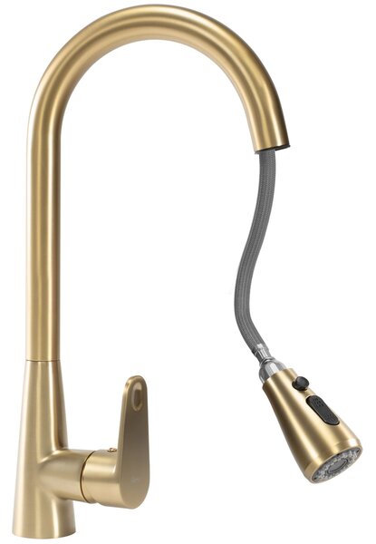 Kitchen faucet Mild brush gold