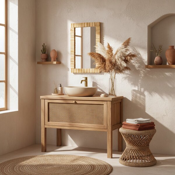 Boho wall mirror 55CM KLNA-MR03
