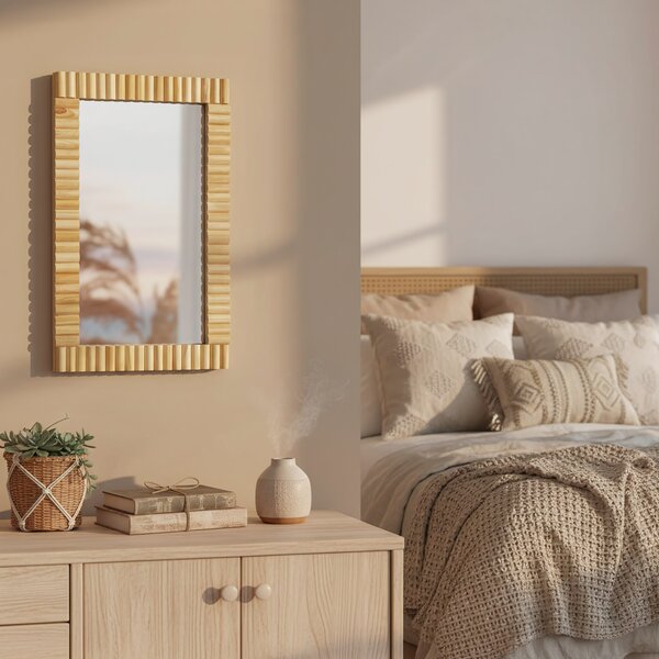 Boho wall mirror 55CM KLNA-MR03