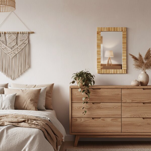Boho wall mirror 55CM KLNA-MR03