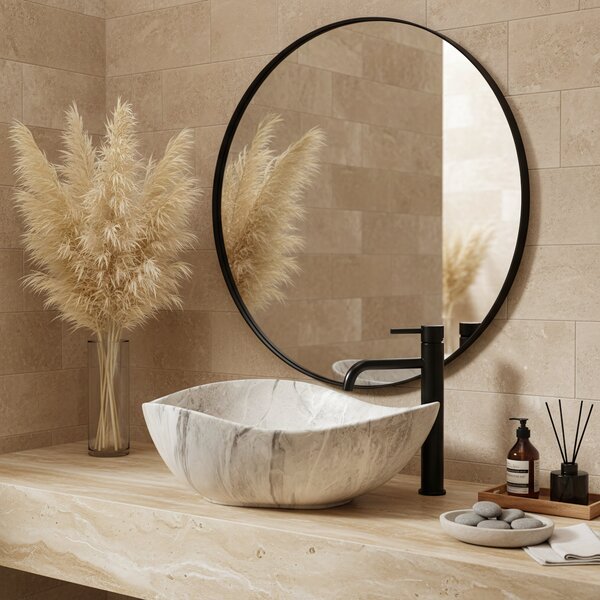 Countertop washbasin Rea Dora Stone