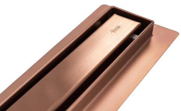 Linear drain REA NEO SLIM PRO brushed copper 60