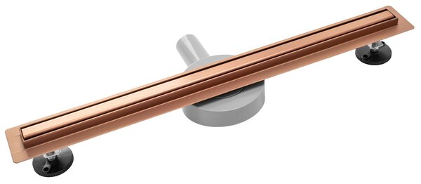 Linear drain REA NEO SLIM PRO brushed copper 60