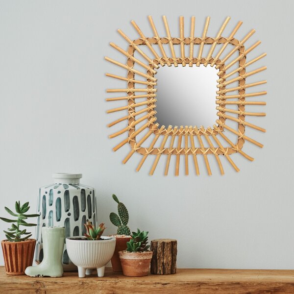 Boho wall mirror 45CM QDJ071