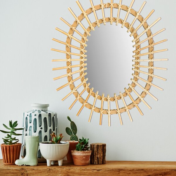 Boho wall mirror 57CM QDJ5749