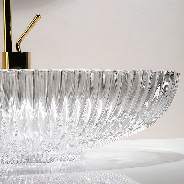 Countertop washbasin Rea Nicole Transparent
