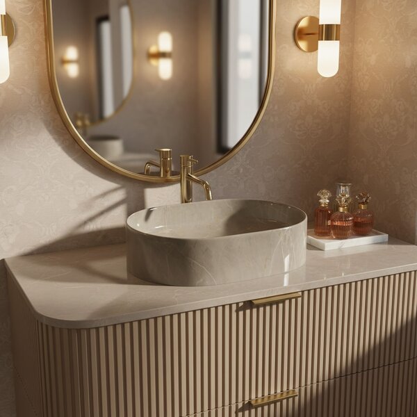 Countertop washbasin REA Nadia 50 Kashmir