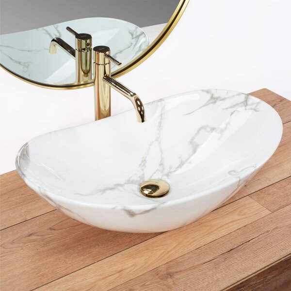 Countertop Basin Rea Royal Marmo Shiny