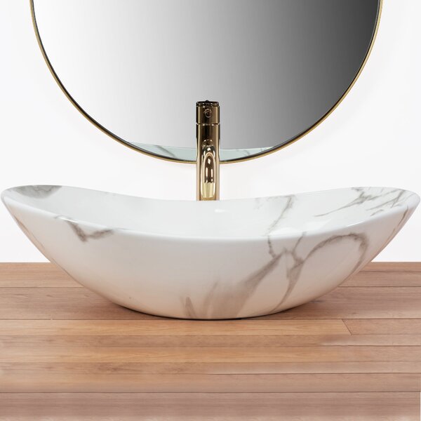 Countertop Basin Rea Royal Marmo Shiny