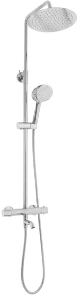 Thermostatic shower system Rea Lungo Chrome