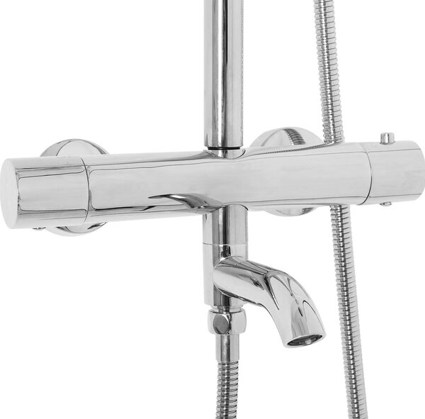 Thermostatic shower system Rea Lungo Chrome