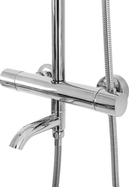 Thermostatic shower system Rea Lungo Chrome