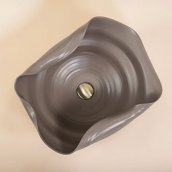 Ceramic Countertop Basin REA HM-66TB Handmade ART