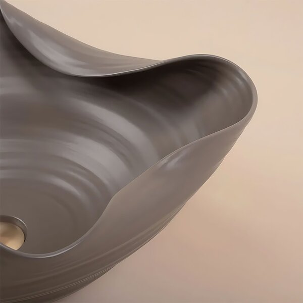 Ceramic Countertop Basin REA HM-66TB Handmade ART