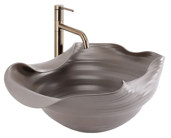 Ceramic Countertop Basin REA HM-66TB Handmade ART
