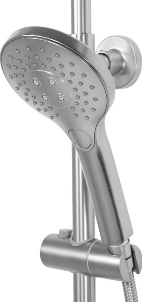 Shower set with thermostatic mixer REA VINCENT NICKEL BRUSH INOX