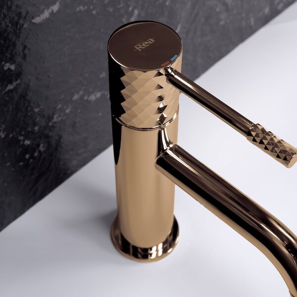 Bathroom faucet Rea Lungo Diamond Copper
