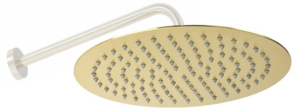Rainfall shower head Rea Gold 25cm
