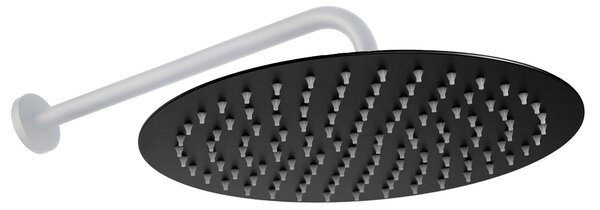 Rainfall shower head Rea Black Matt 25cm
